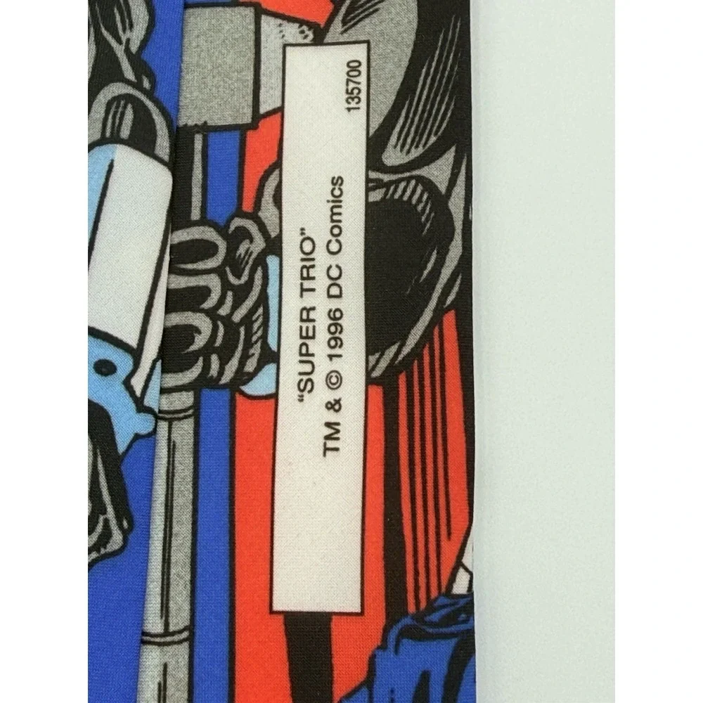 Ralph Marlin Superman Tie DC Comics 1996 Super Trio Blue‎ Graphic 55
